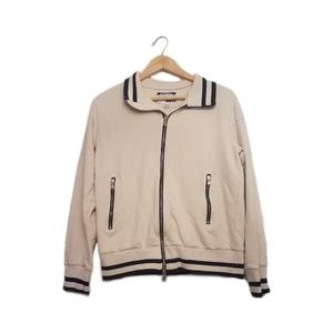Stefanel Full Zip Collared Bomber Jacket